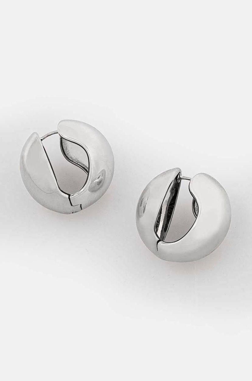 Korvakorut Coperni Silver Hoop Earrings Metallinen | COPBI04725
