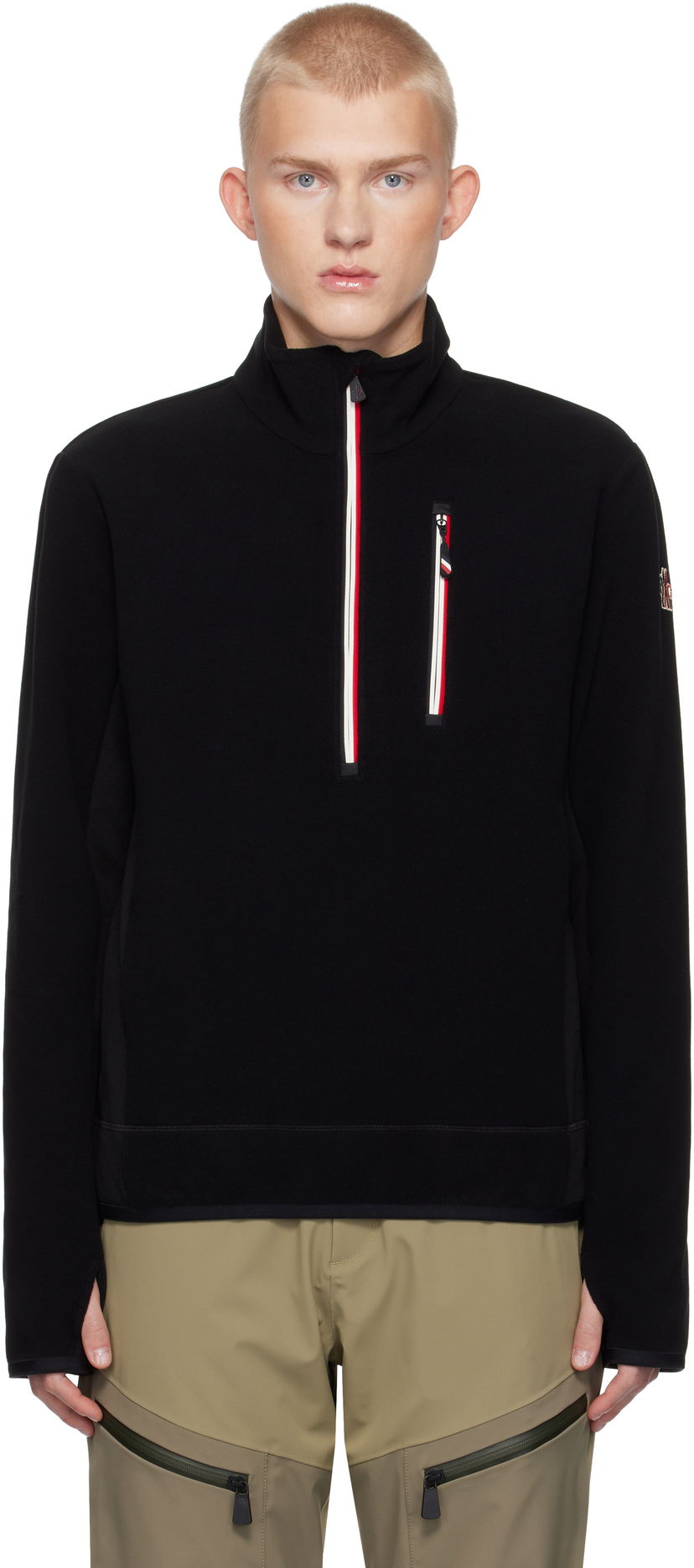 Takki Moncler Maglia Lupetto Con Zip Jacket Musta | J20978G0003080093