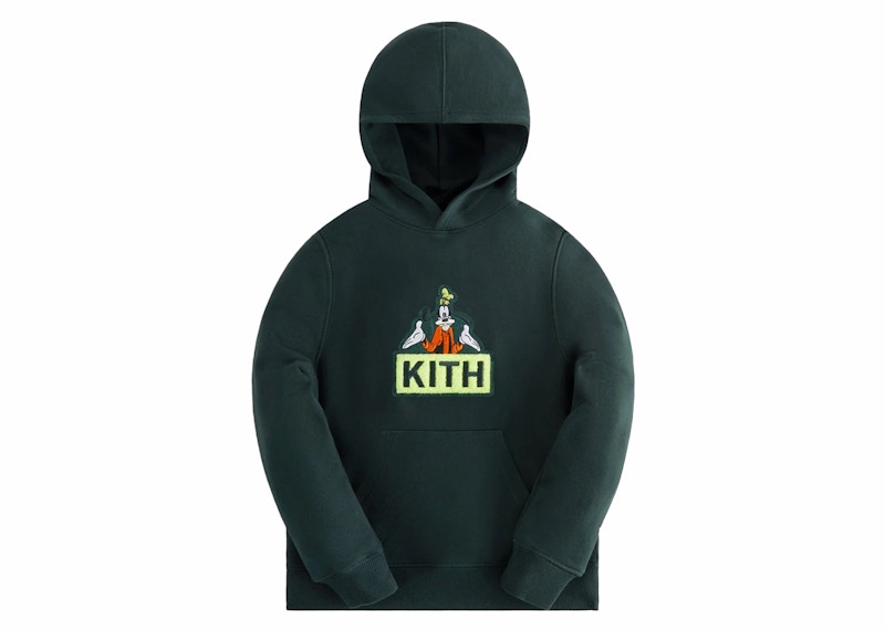 Huppari KITH Kith x Disney Kids Mickey & Friends Goofy Classic Logo Hoodie Vihreä | KHK030500-302