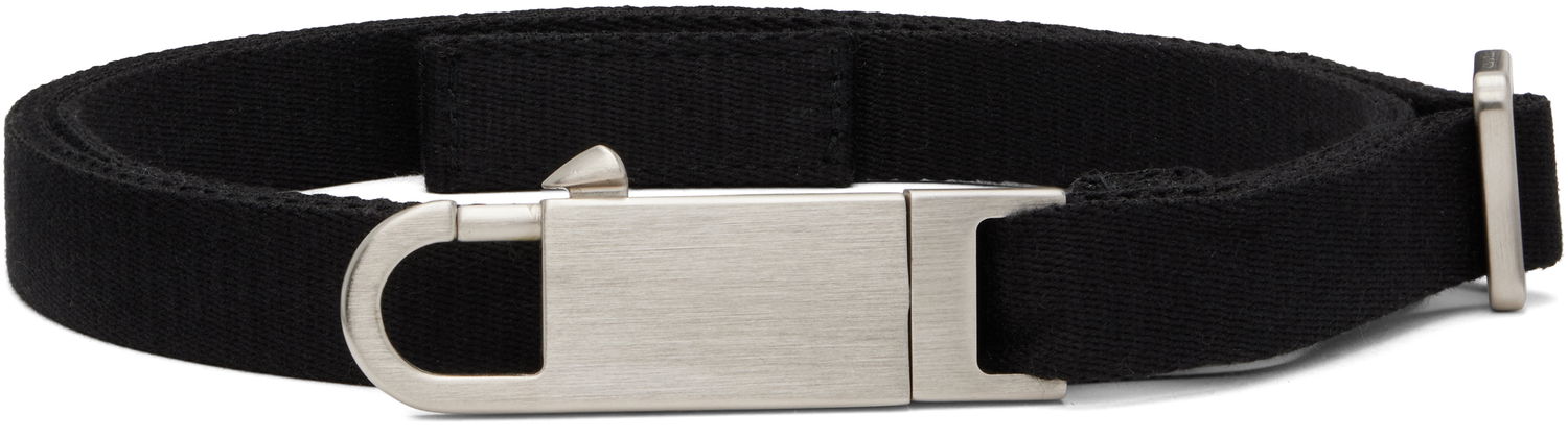 Vyöt Rick Owens Rick Owens Concordians Disco Belt Musta | RA02E0785 WEB, 0
