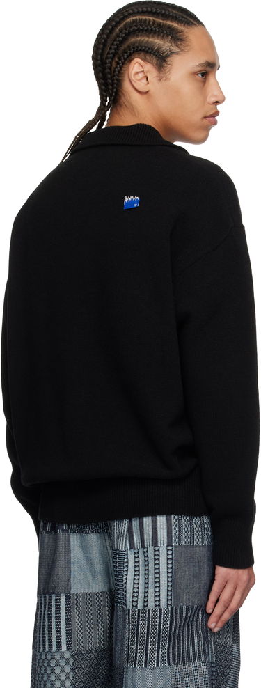 Villapaita ADER ERROR ADER error Significant TRS Tag Knit Polo Musta | BO42FYKT0102BK, 2
