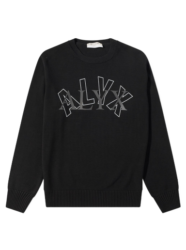 Huppari 1017 ALYX 9SM Arch Logo Crew Sweatshirt Musta | AAUKN0198YA01-BLK0001