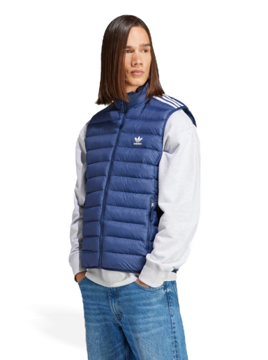 Liivi adidas Originals Padded Stand-Up Collar Puffer Tummansininen | IL2577