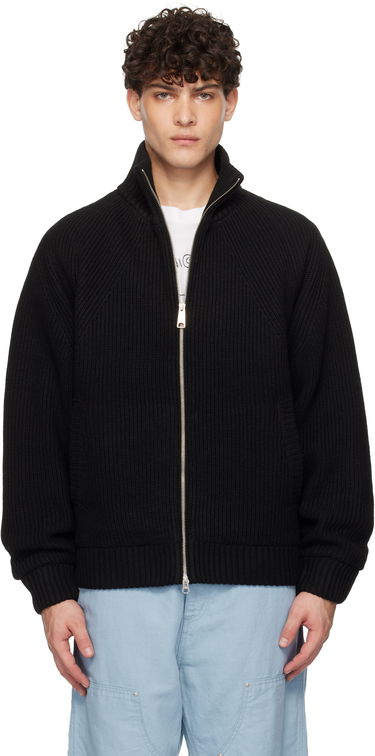 Villapaita Carhartt WIP Black Banley Knit Jacket Musta | I033902, 0