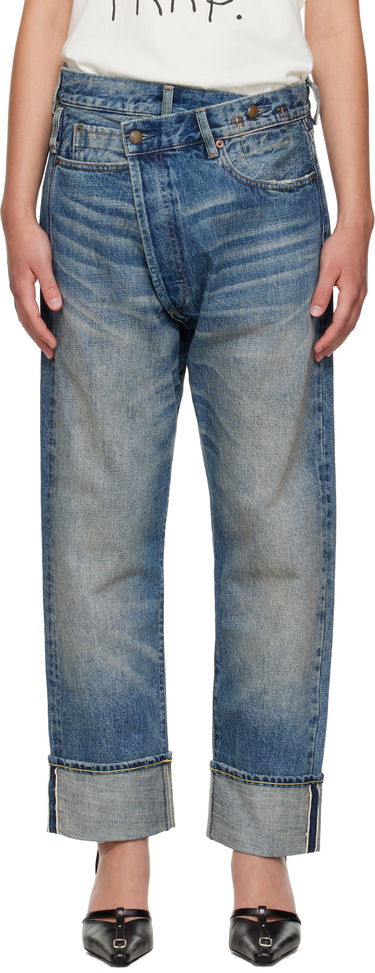 Jeans R13 R13 Cuffed Crossover Jeans Sininen | R13WD193-D324B, 0