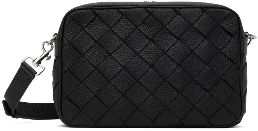 Olkalaukku Bottega Veneta Bottega Veneta Intrecciato Medium Camera Bag Musta | 755925-V4G31-8803