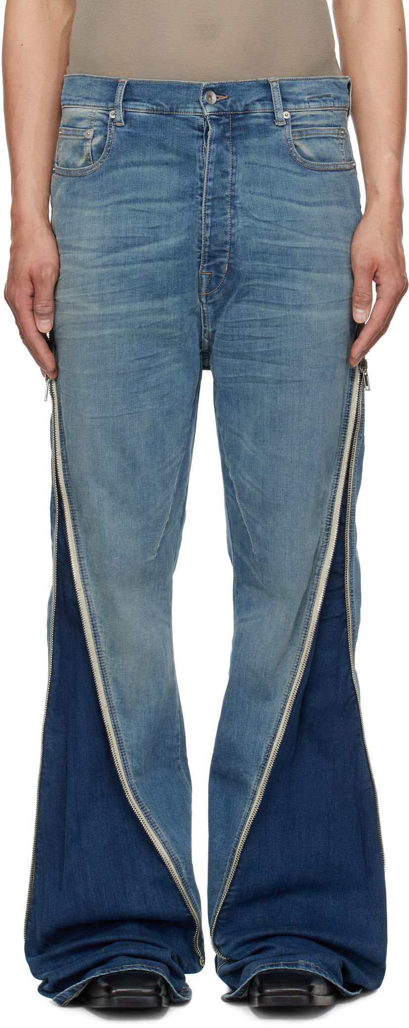 Jeans Rick Owens Rick Owens DRKSHDW Hollywood Bolan Banana Jeans Sininen | DU01E3363 SDWB