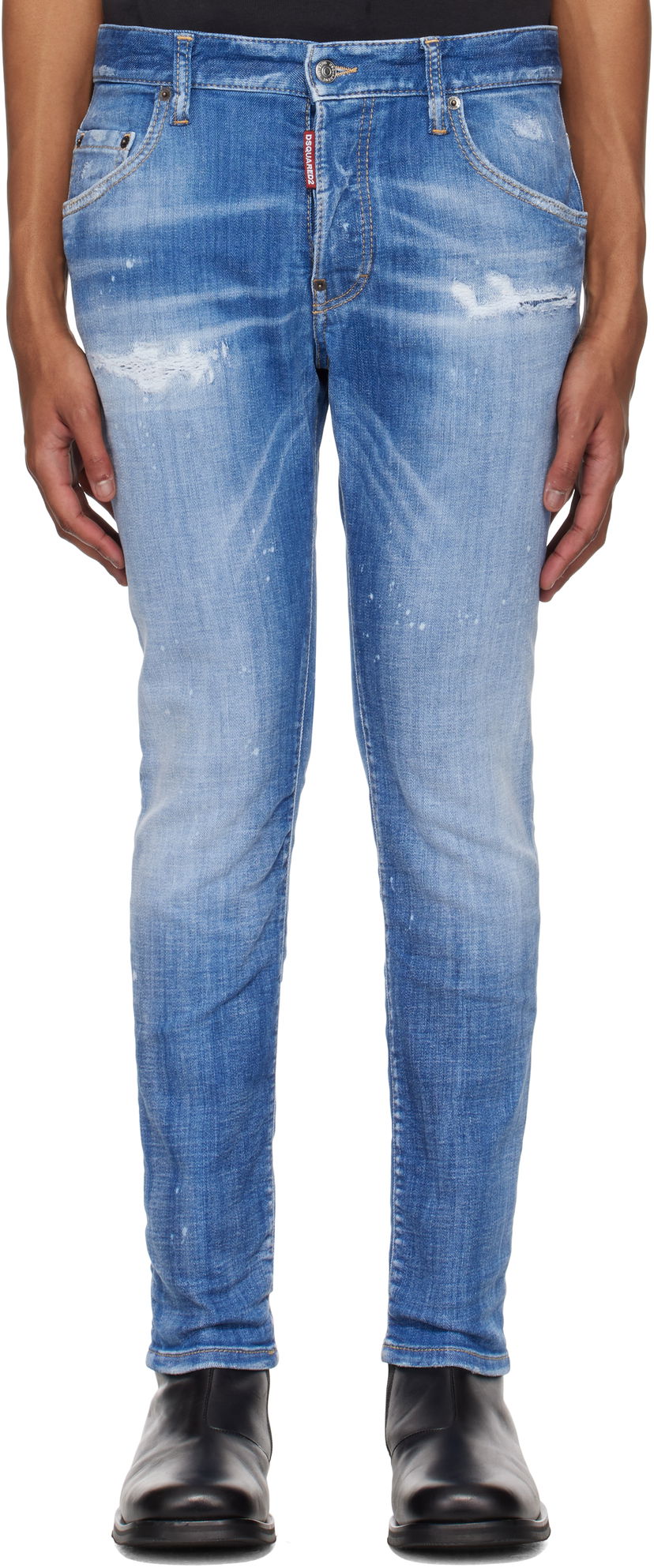 Jeans DSQUARED2 Dsquared2 Skater Jeans Sininen | S74LB1675_S30872