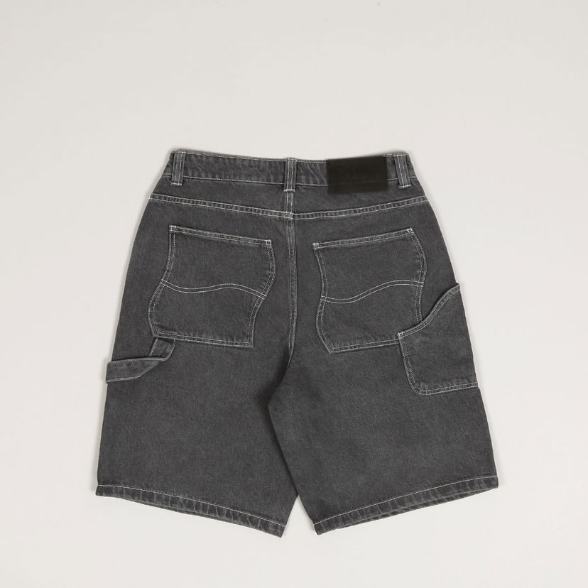 Shortsit Dime Classic Denim Shorts Faded Black Musta | DIMESU2441BLK
