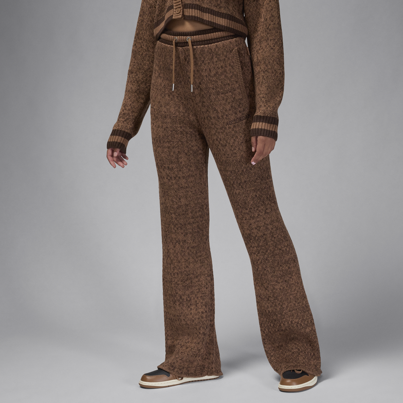 Verryttelyhousut Jordan Air Jordan Knitted Sweatpants Ruskea | FZ4201-223