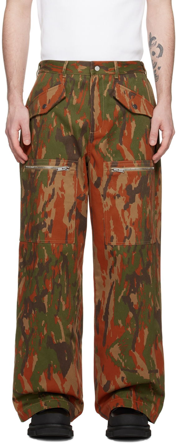 Cargo housut Dion Lee Dion Lee Camouflage Cargo Pants Monivärinen | C2115R23
