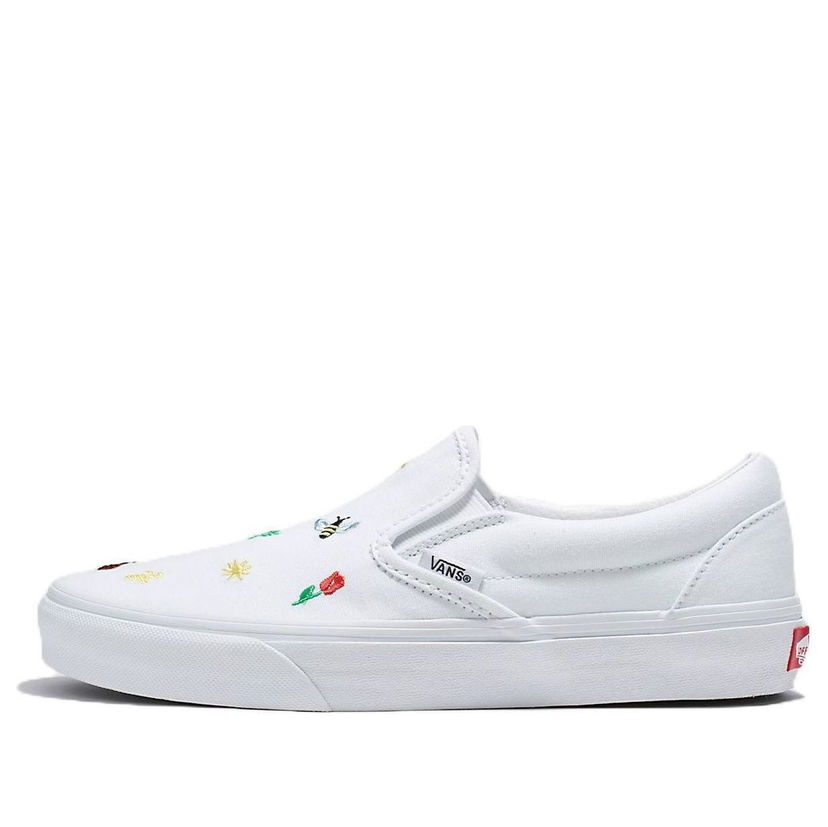 Tennarit ja kengät Vans Classic Slip-On Garden Party Valkoinen | VN0A5JLXW00