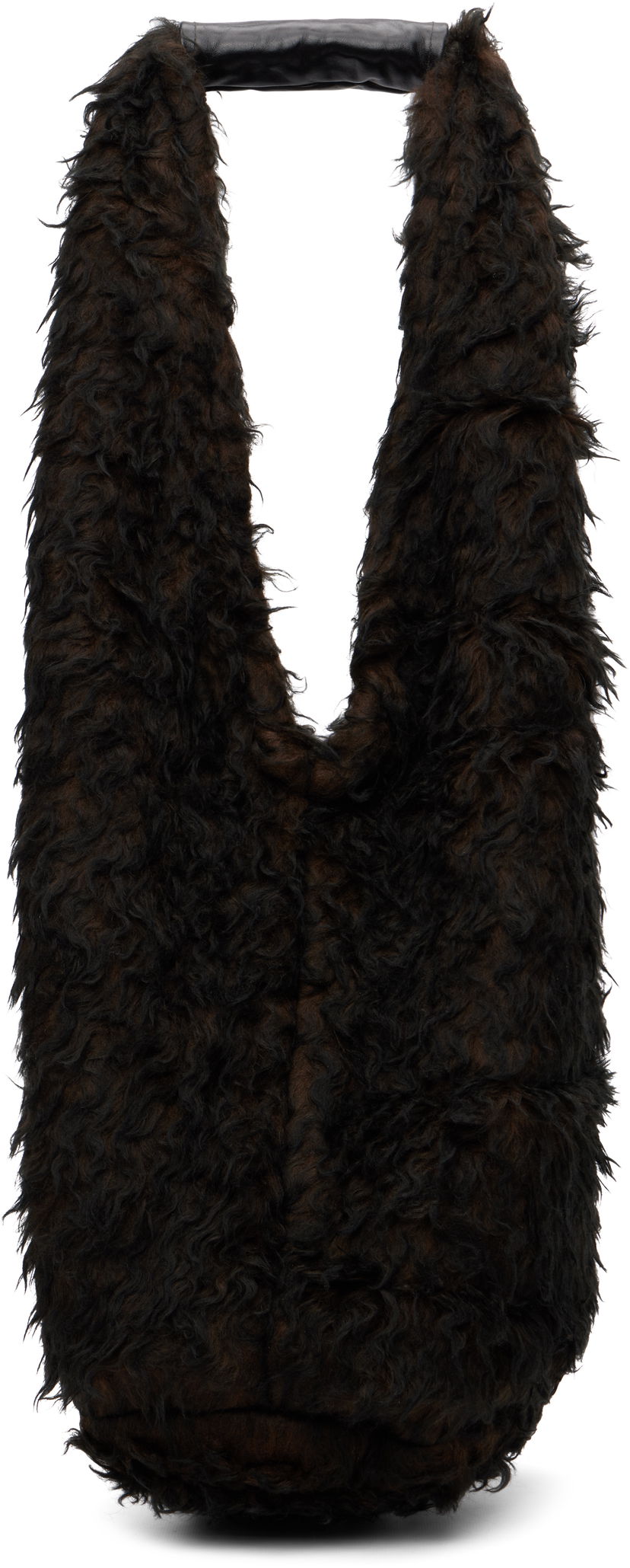 Kangaskassi OUR LEGACY OUR LEGACY Drip Faux Fur Tote Musta | A4258DO