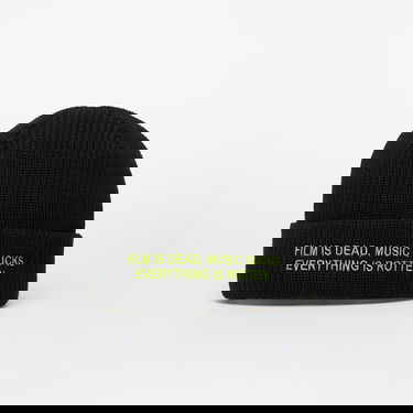 Pipo Pleasures Critic Beanie Universal Musta | P25F095-BLACK, 1