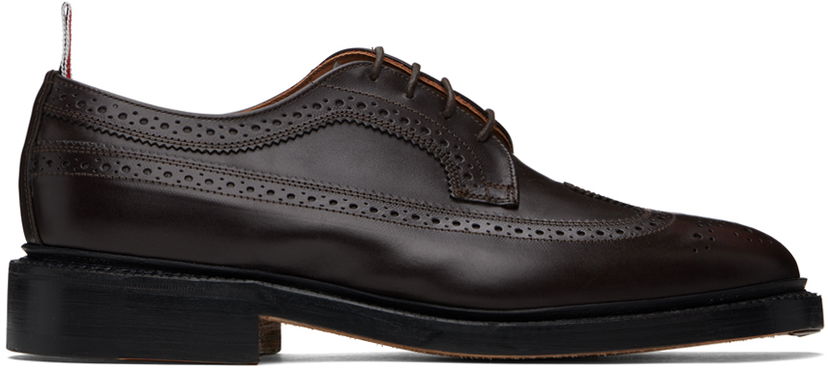 Vaatteet Thom Browne Thom Browne Classic Longwing Calf Leather Derbys Ruskea | MFD240D-06764