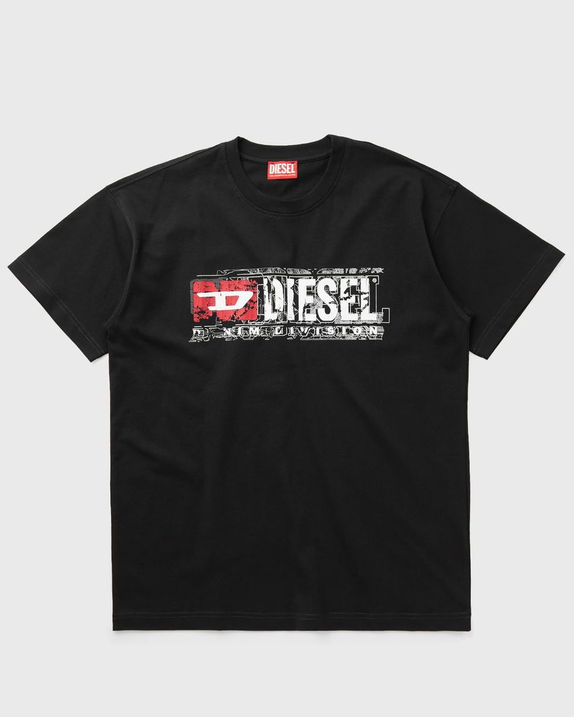 T-paita Diesel T-Shirt Norm Musta | A19436-0PLAT-9XX