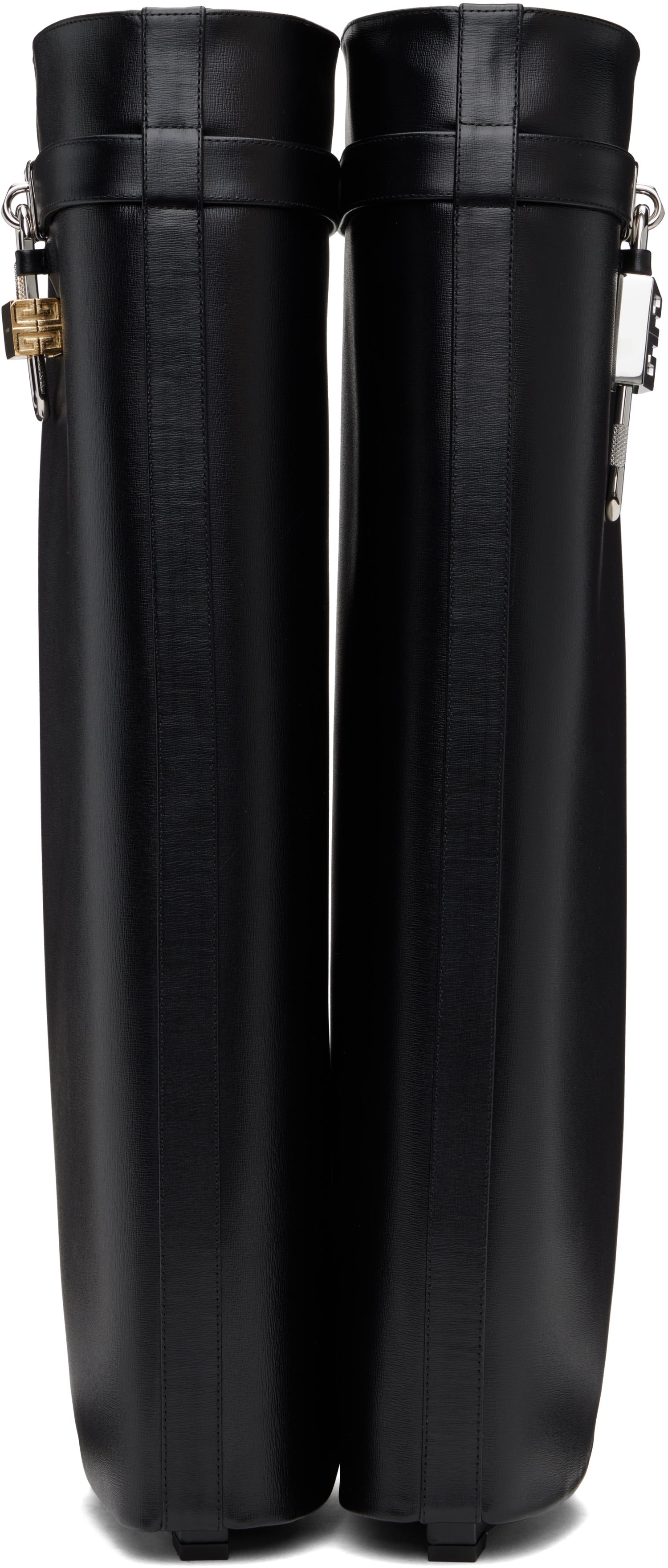 Vaatteet Givenchy Givenchy Shark Lock Tall Boots Musta | BE702XE1NG001, 1