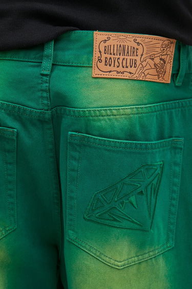 Jeans BILLIONAIRE BOYS CLUB Billionaire Boys Club Green Dyed Denim Pants Vihreä | B24427, 3