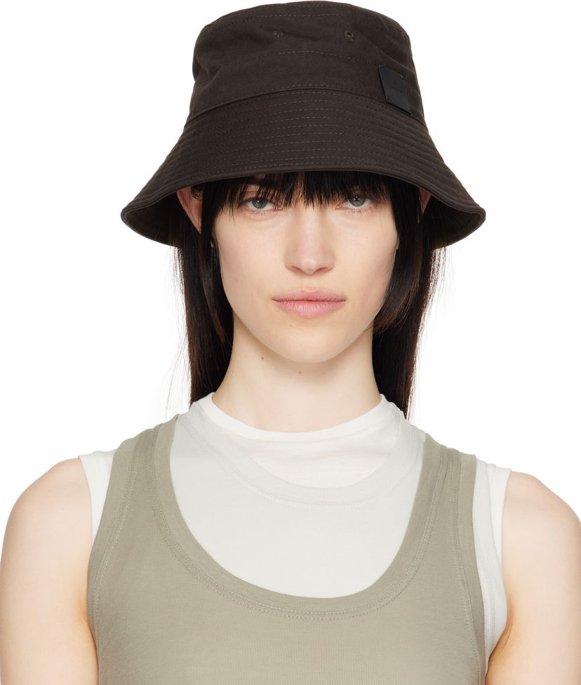 Hattu Jil Sander Jil Sander Logo Bucket Hat Ruskea | J40TC0135_J45267