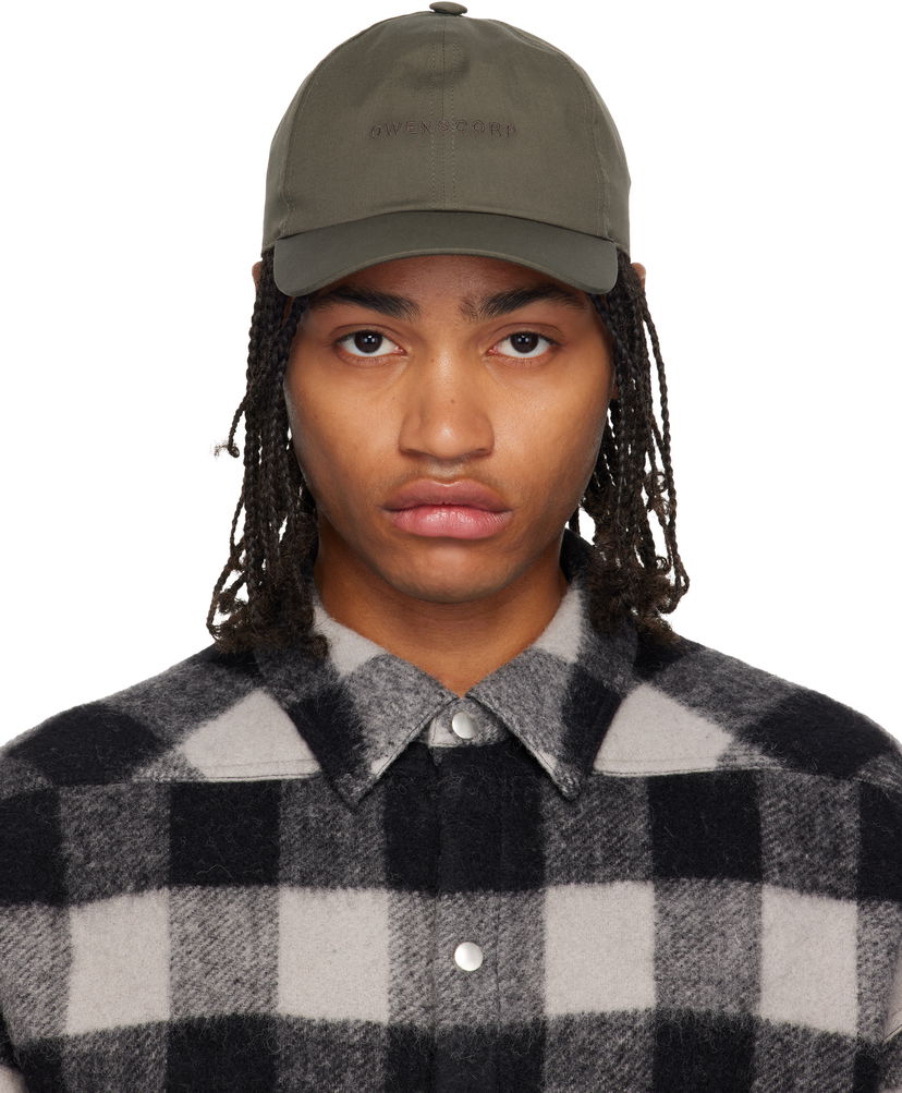 Korkki Rick Owens Concordians Owenscorp Embroidered Cap Vihreä | RA02E0700 TEEM7