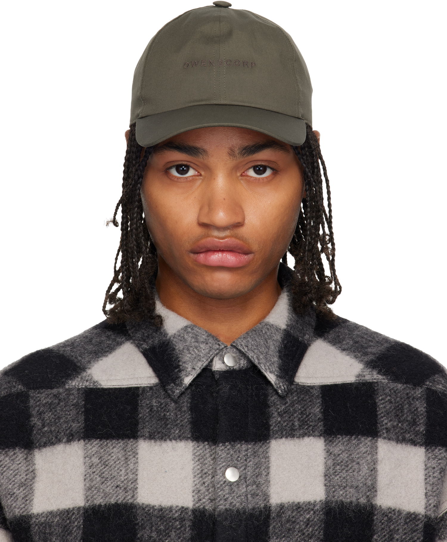 Korkki Rick Owens Concordians Owenscorp Embroidered Cap Vihreä | RA02E0700 TEEM7, 0