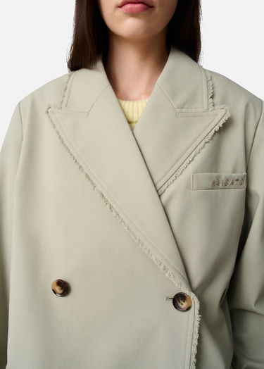 Takki AXEL ARIGATO Thea Frayed Double-Breasted Blazer Beige | A3305001, 6