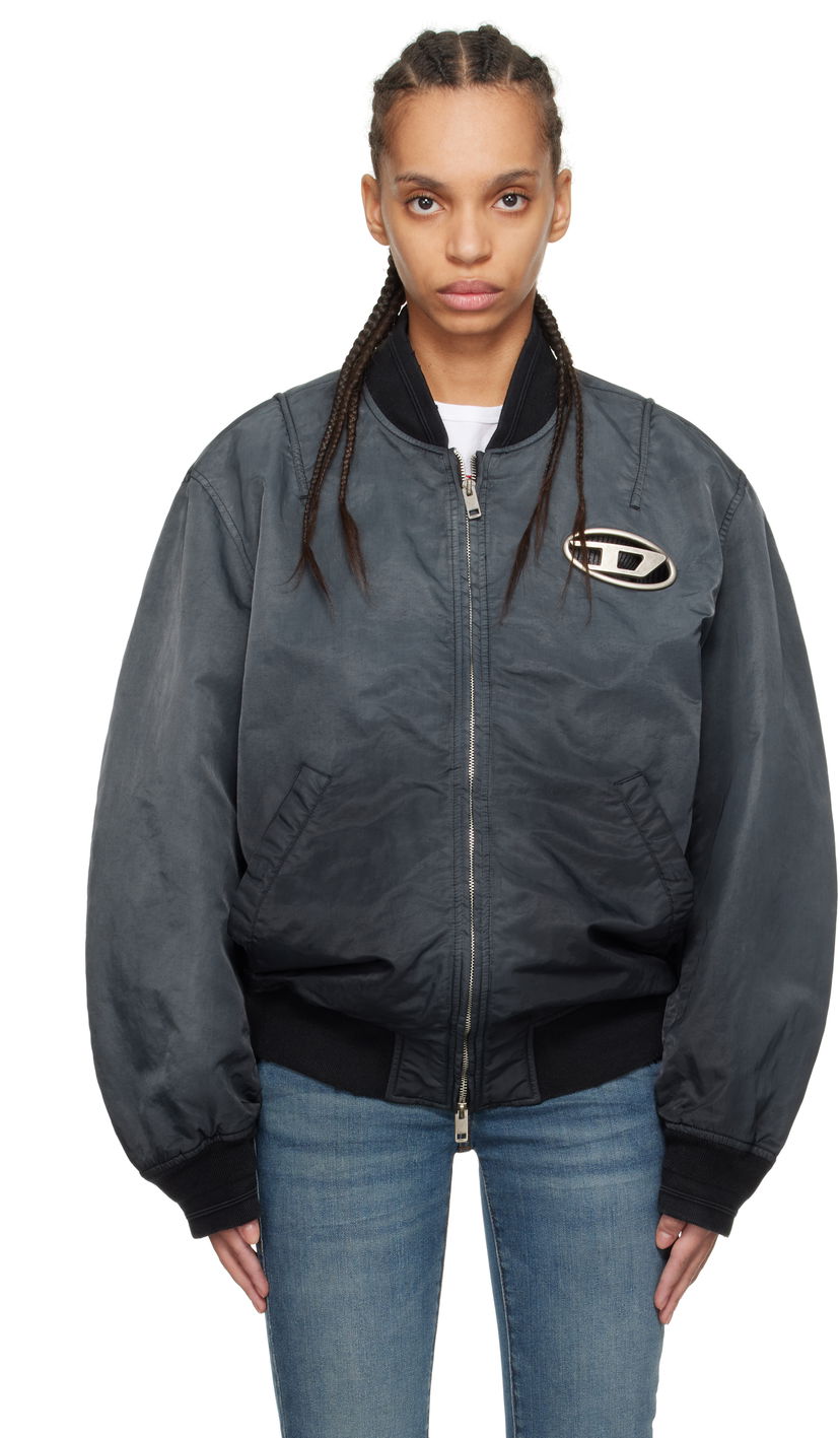 Bomber-takki Diesel J-Kepes Bomber Jacket Harmaa | A12087 0QHAR