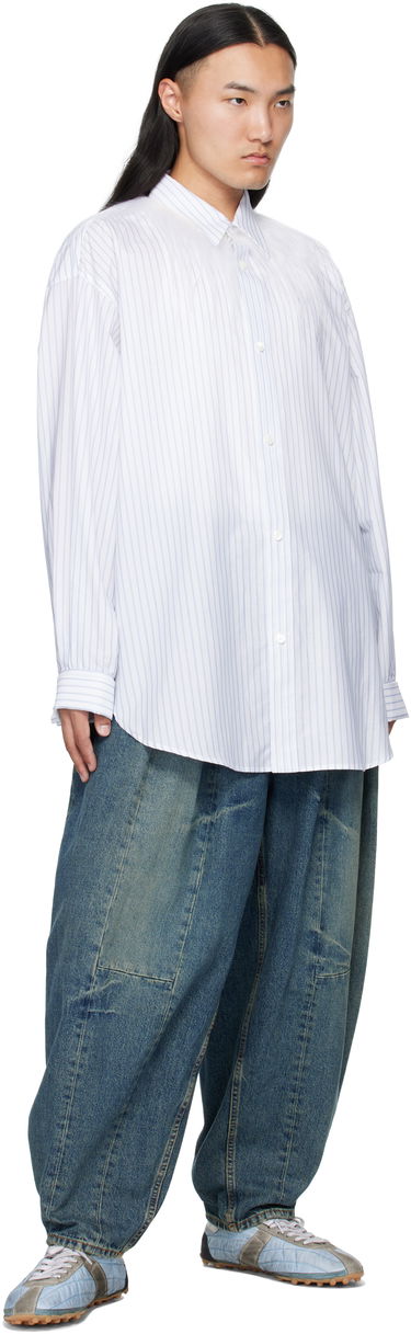Jeans HED MAYNER Hed Mayner Pleated Denim Jeans Sininen | HMMB67030A-HB251, 3