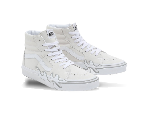 Skateboarding Vans Chaussures Sk8-hi Flame Valkoinen | VN0005UJWWW