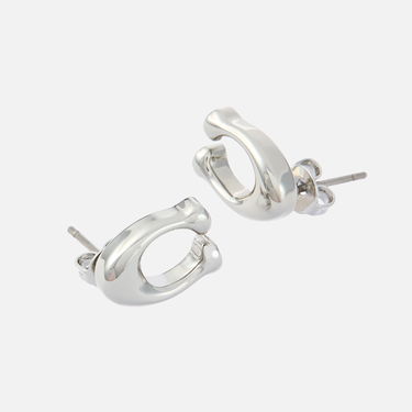 Korvakorut Coach Bubble C Stud Earrings Metallinen | 37369816RHO030, 0