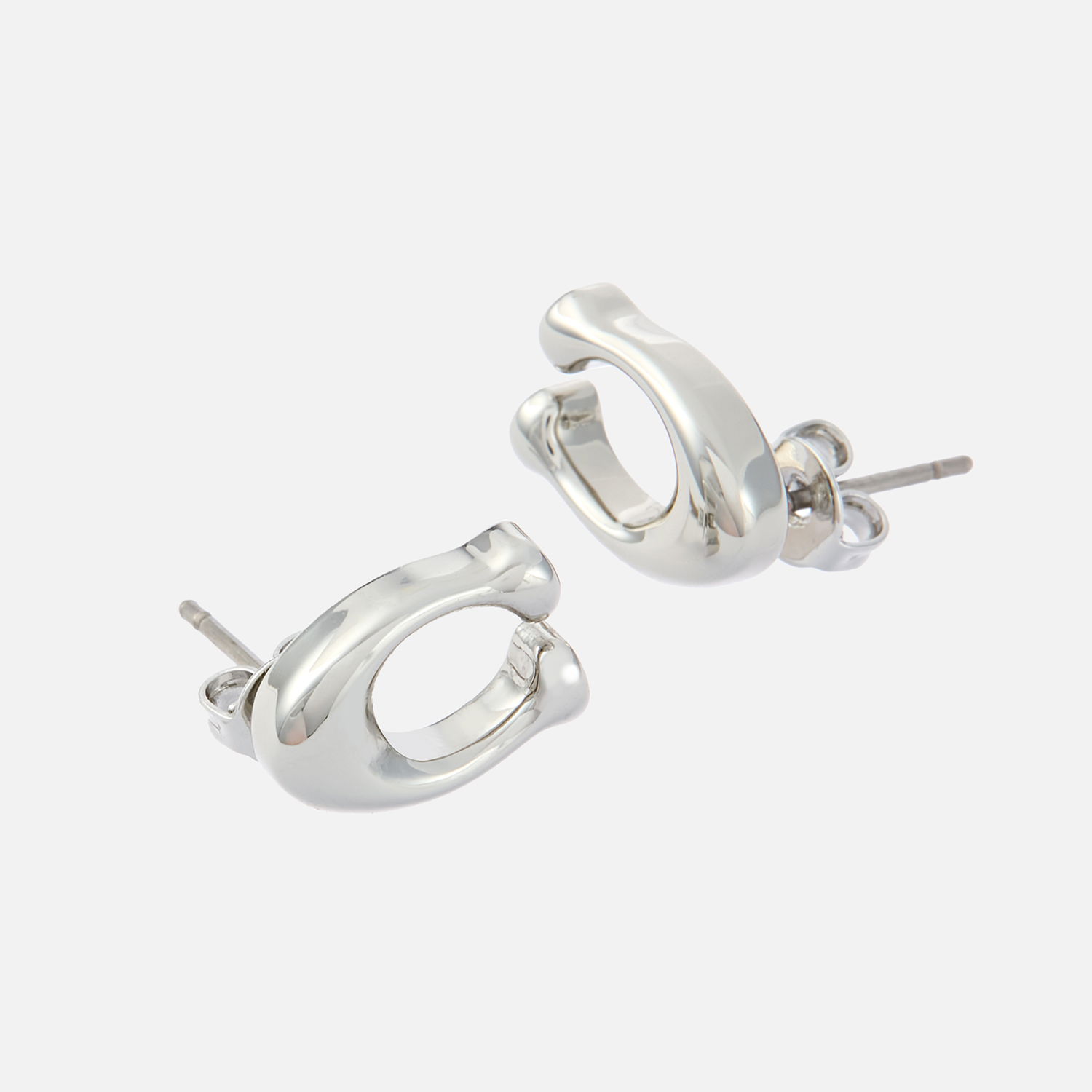 Korvakorut Coach Bubble C Stud Earrings Metallinen | 37369816RHO030, 0