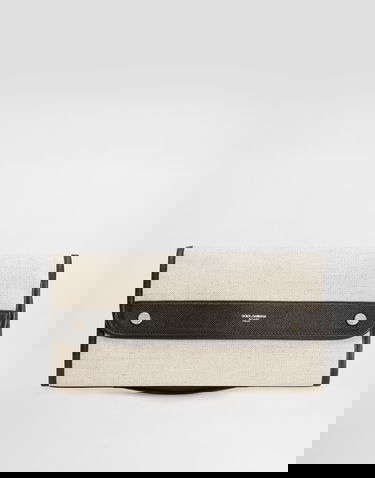 Reput ja laukut Dolce & Gabbana Dolce & Gabbana Atene Canvas & Calfskin Necessaire Beige | BP3438AG4408S469, 0