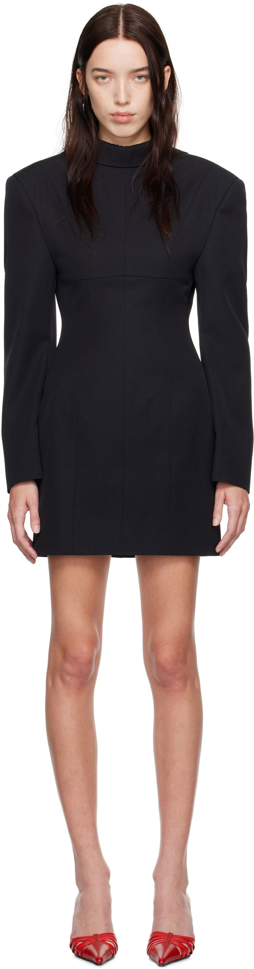 Mekko DSQUARED2 Blazer Minidress Musta | S72CV0591 S78136