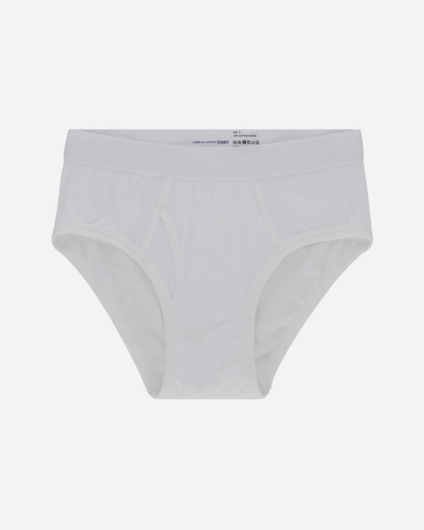 Pikkuhousut Comme des Garçons Classic Briefs Valkoinen | FZ-T914-PER 4
