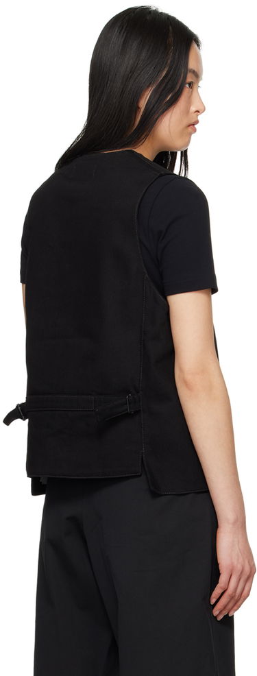 Liivi LEMAIRE Lemaire Button Denim Vest Musta | OW1071 LD1004, 2