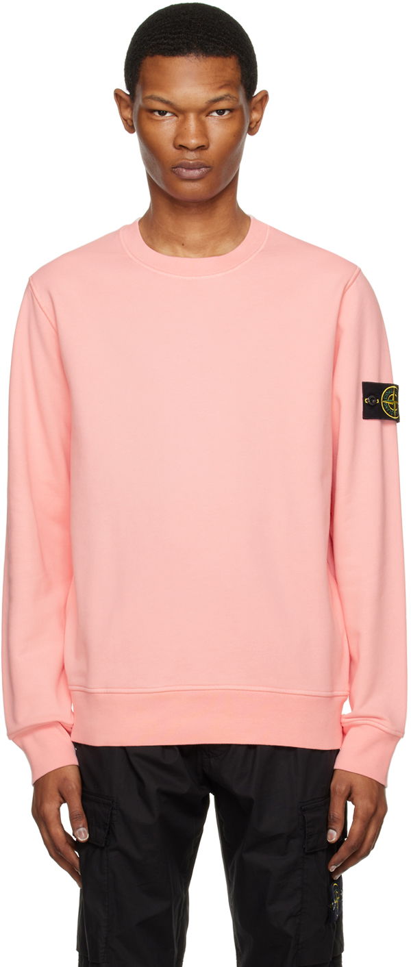 Villapaita Stone Island Patch Vaaleanpunainen | 101563051, 0