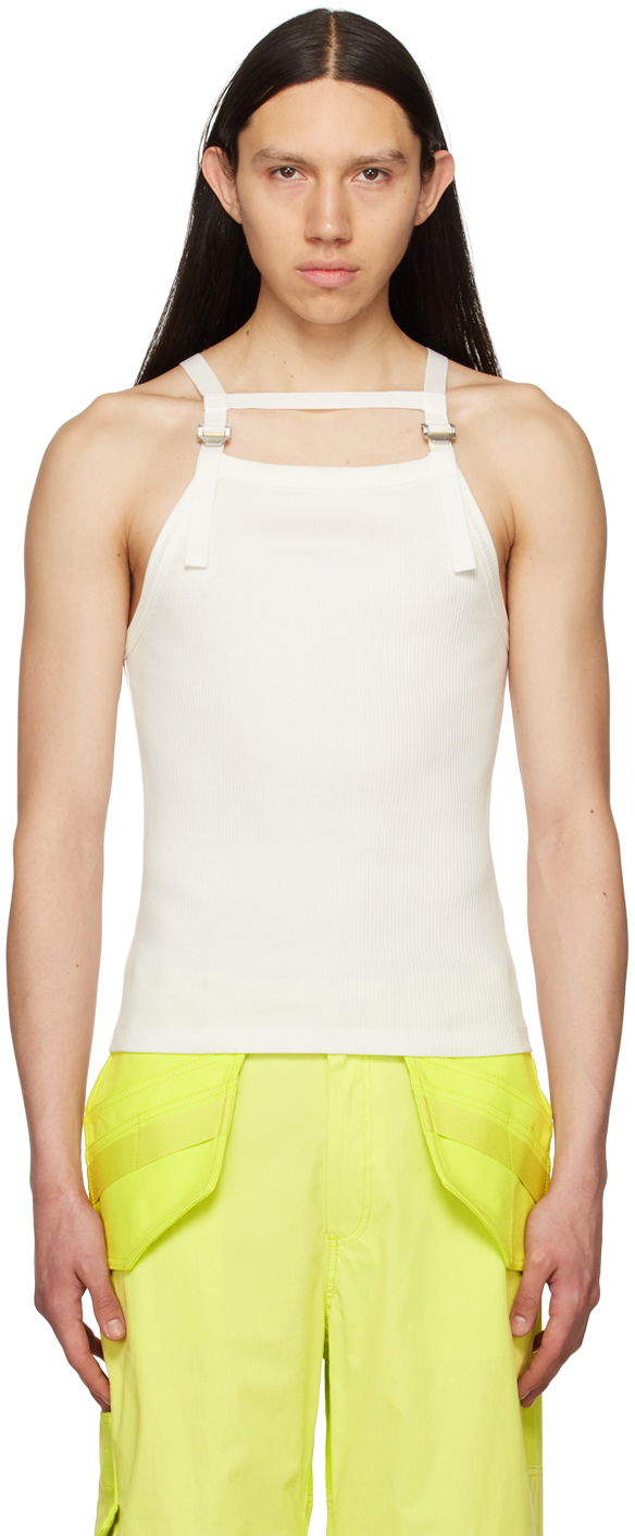 Tankkitoppi Dion Lee Dion Lee Safety Harness Tank Top Valkoinen | C3136S23