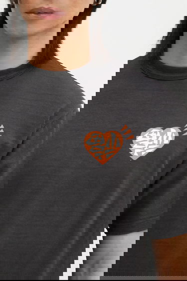 T-paita Human Made Graphic T-Shirt with Snake, Heart, and 'The Future Is In The Past' Print Musta | HM29TE001, 3