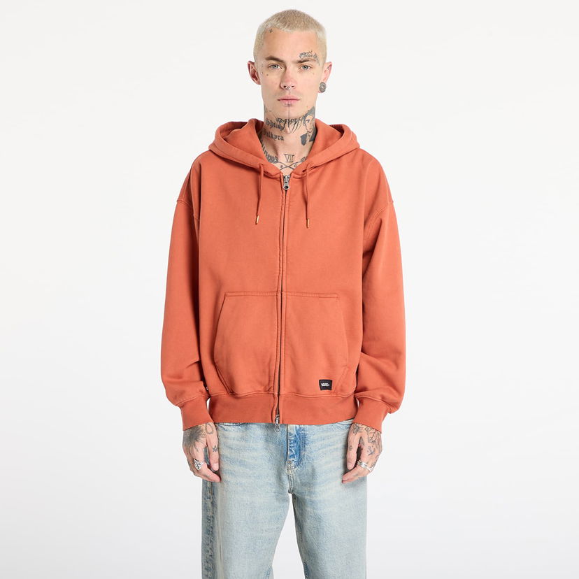 Huppari Vans Sweatshirt LX Zip Hoodie Oranssi | VN000P98Y7X1