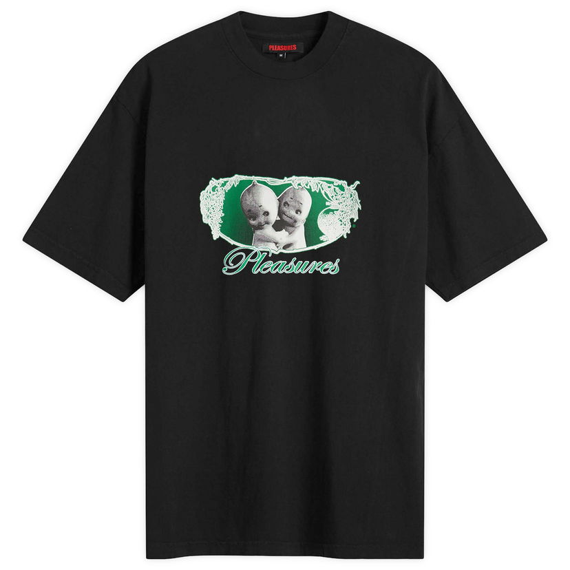 T-paita Pleasures Cutie Heavyweight T-Shirt, Size Large Musta | P25SU019-BLK