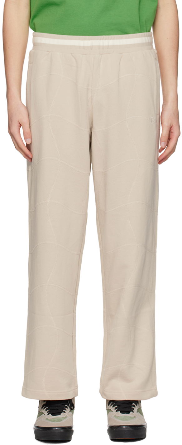 Verryttelyhousut Dime Off-White Wave Sweatpants Beige | DIMESP2436CRE