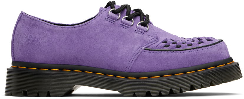 Vaatteet Dr. Martens Ramsey Woven Suede Creepers Violetti | 40572500