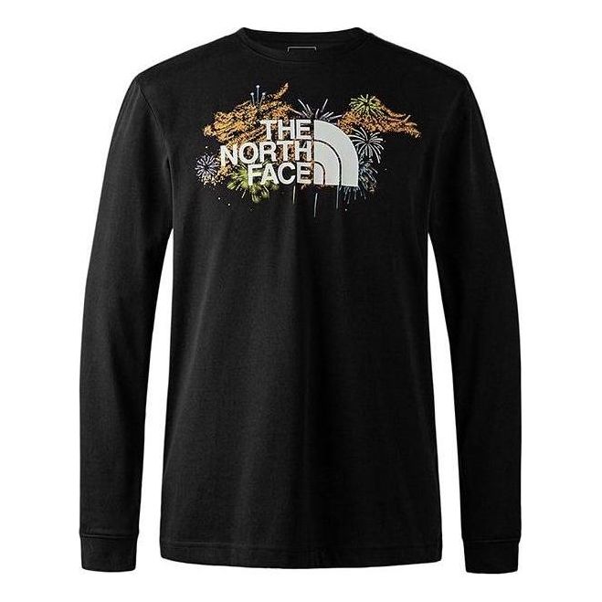 T-paita The North Face Graphic Long Sleeve Shirt Musta | NF0A89U3-JK3