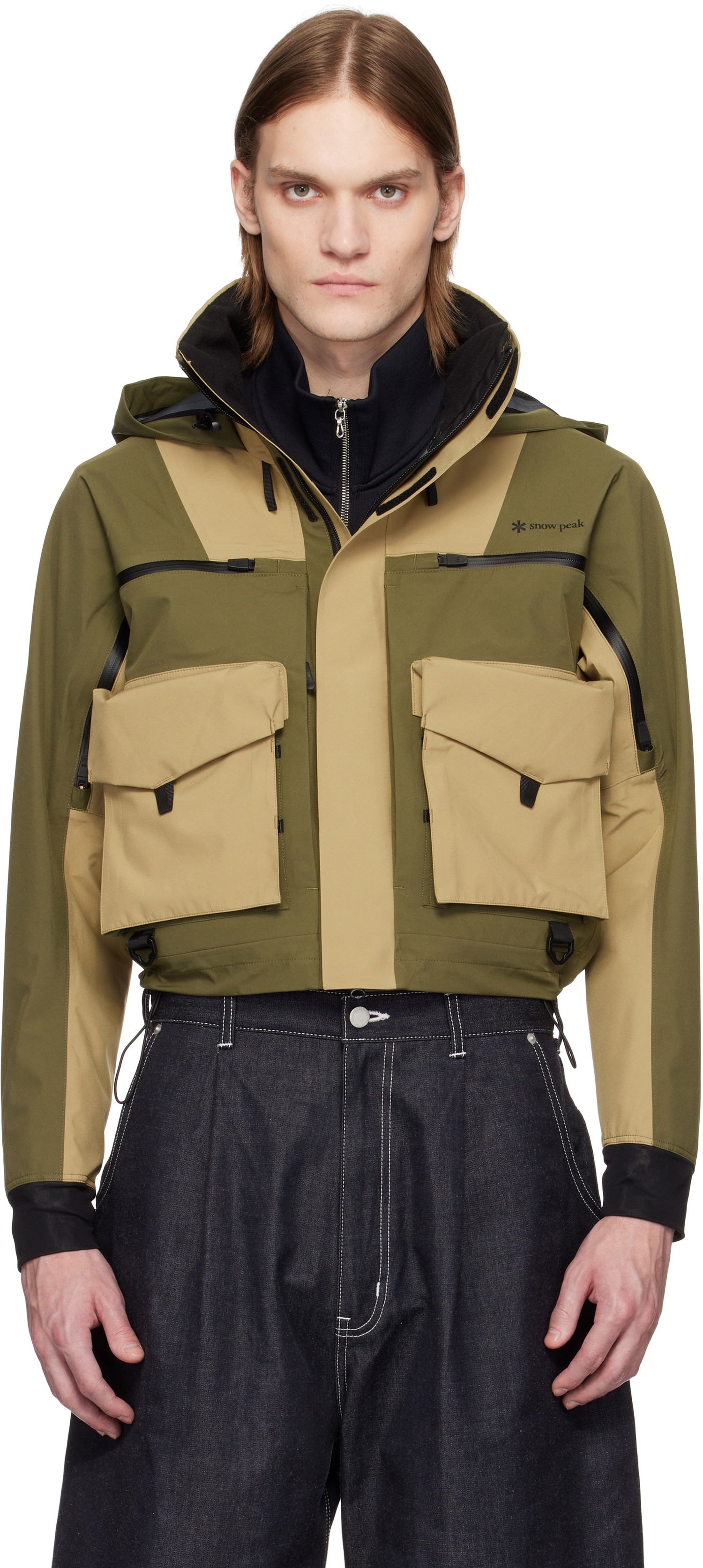 Takki Snow Peak Snow Peak Trout Edition 3L Wading Jacket Vihreä | TT2510-JK01, 0