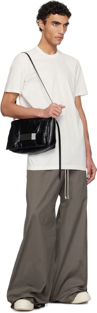 T-paita Rick Owens Rick Owens Short Level T-Shirt Valkoinen | RU01E5264 JA, 3