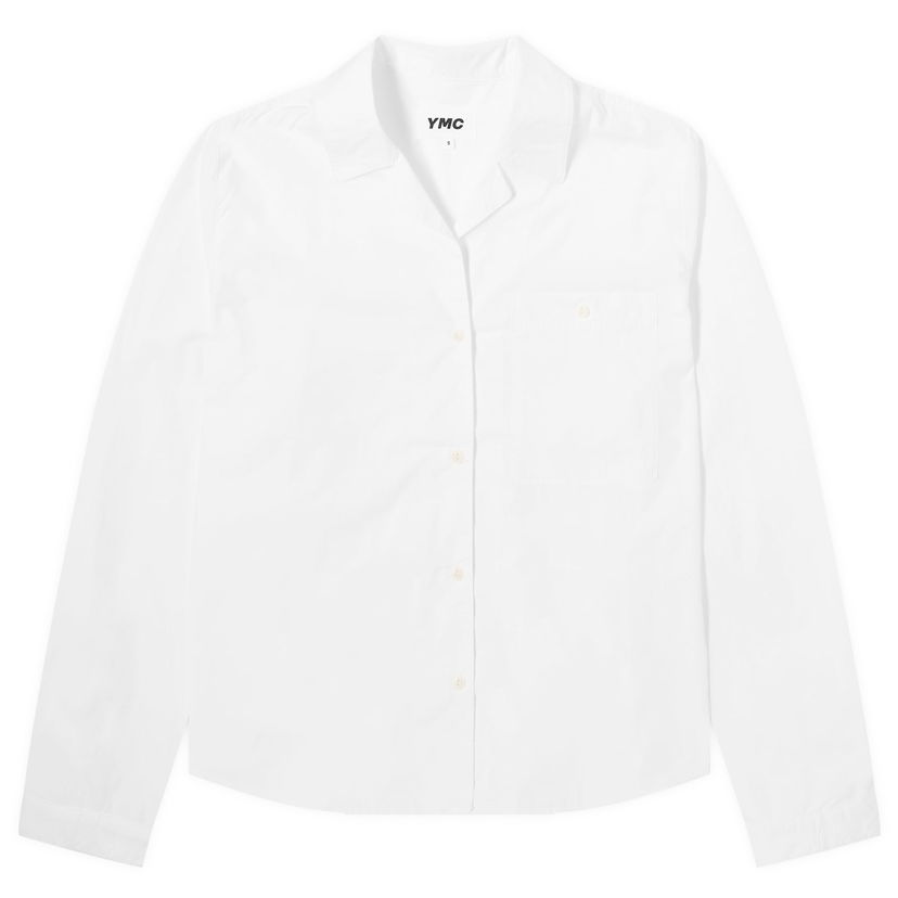 Paita YMC Annie Pleated Back Shirt X-Small Valkoinen | Q2WMA-10