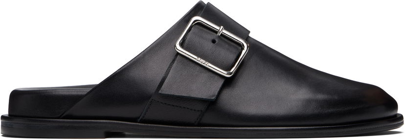 Vaatteet Aeyde Aeyde Finja Leather Slip-On Loafers Musta | A11-FL-FAER08FL154-SS25-800-001