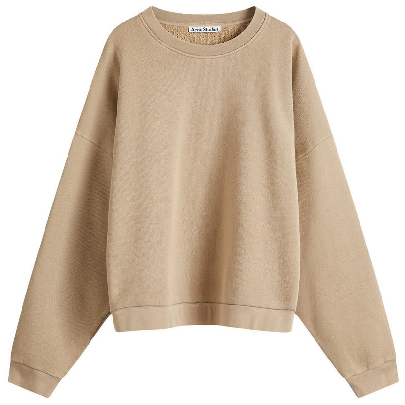 Huppari Acne Studios Vintage Sweat in Size Large Beige | CI0137-DKX