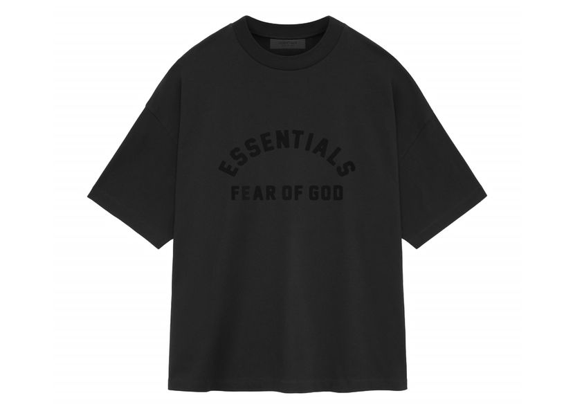 T-paita Fear of God Core Collection Heavy S/S Tee Black Musta | 125SU242000F