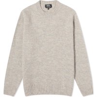 Villapaita A.P.C. Lucas Brushed Alpaca Crewneck Harmaa | WOAOG-H23151-PLB, 2